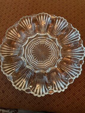 Vintage Anchor Hocking Deviled Egg Platter
